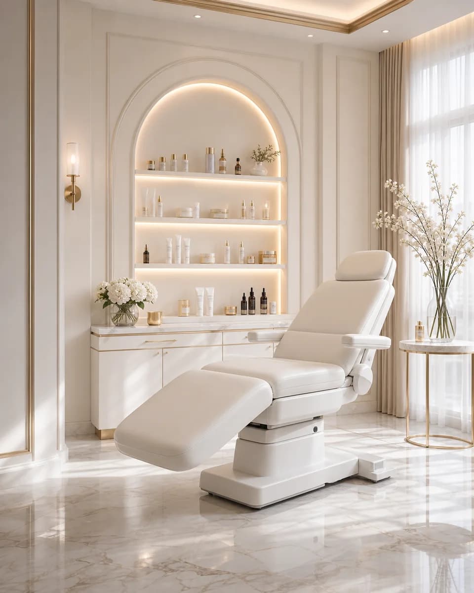 Endless Beauty Clinic light luxury treatment room