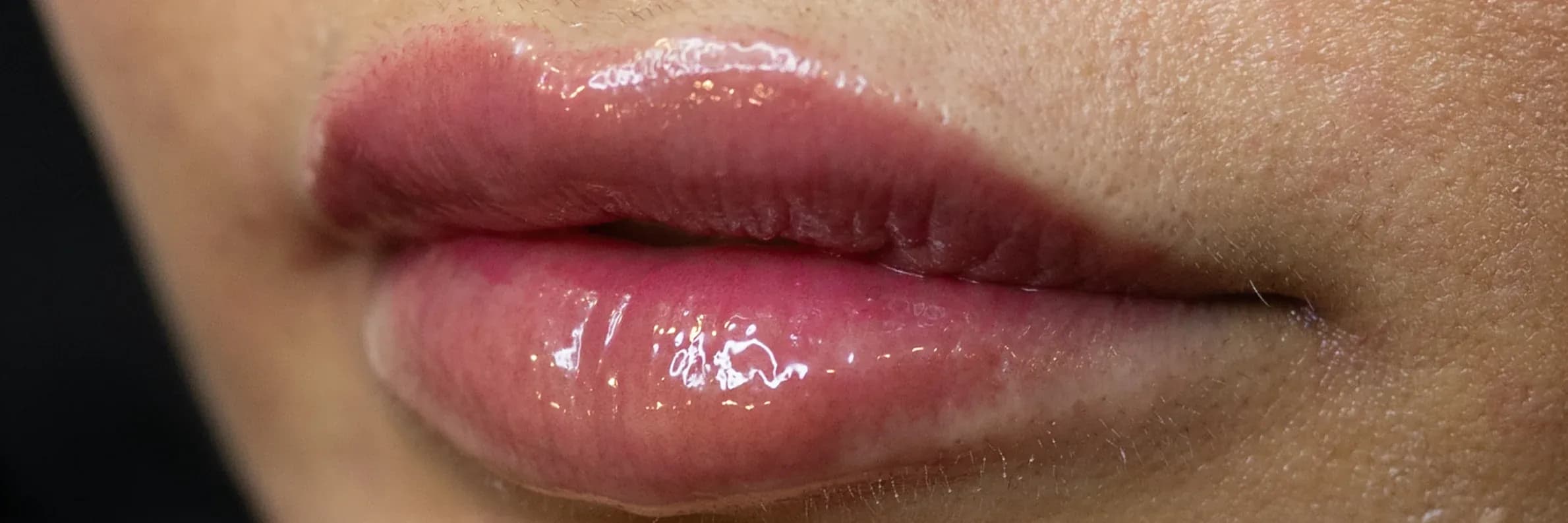 Permanent Lip Blush Result after treatment